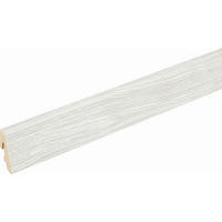 PODSTAVCOVÁ LIŠTA  (za kus)  šedá, bílá - šedá/bílá, Basics, dřevo (240/1,85/3,85cm) - Homeware