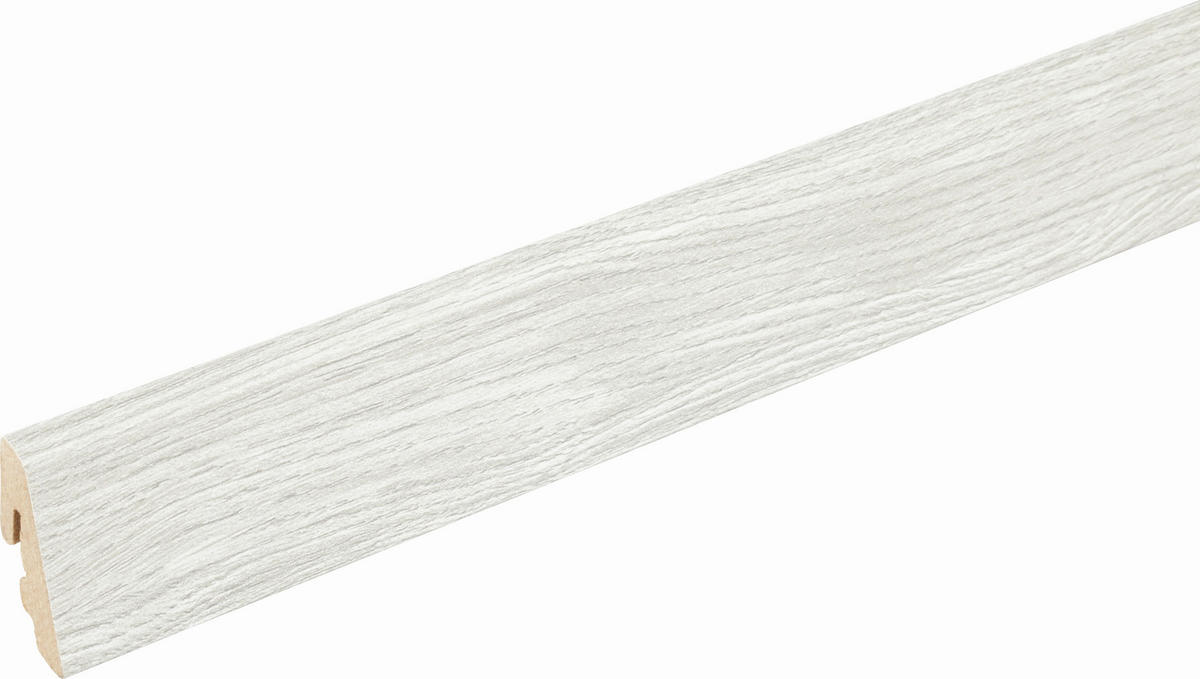 PODSTAVCOVÁ LIŠTA  (za kus)  šedá, bílá - šedá/bílá, Basics, dřevo (240/1,85/3,85cm) - Homeware