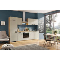 KUHINJSKI BLOK - barve hrasta/svetlo siva, Konvencionalno, leseni material (280cm) - Welnova