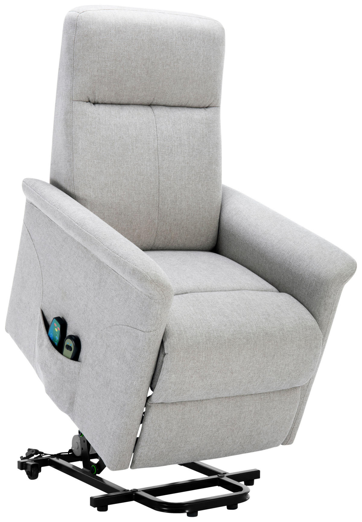 MASSAGESESSEL in Mikrofaser Greige  - Greige/Schwarz, KONVENTIONELL, Kunststoff/Textil (72/102/86cm) - MID.YOU