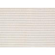 ECKSOFA Weiß Feincord  - Schwarz/Weiß, KONVENTIONELL, Kunststoff/Textil (168/276cm) - Hom`in