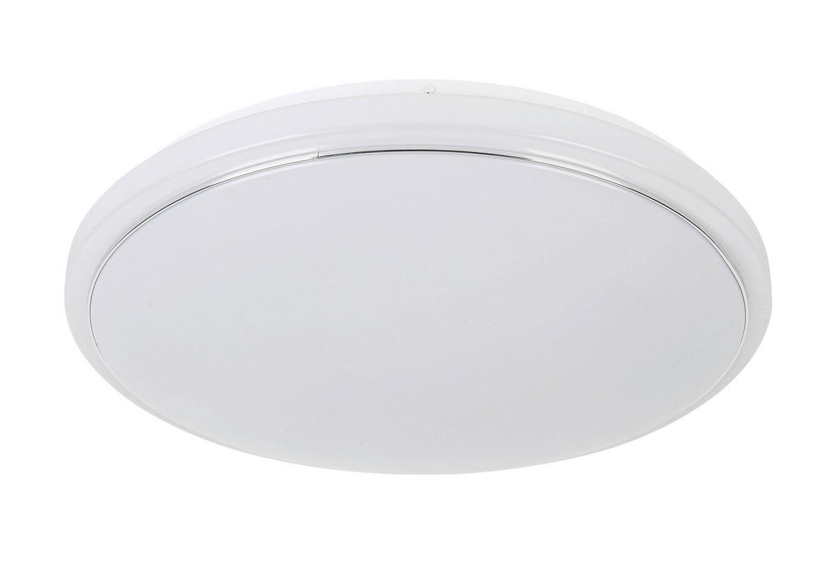 SVJETILJKA STROPNA  - bijela/boje kroma, Basics, metal/plastika (49/9cm) - Boxxx