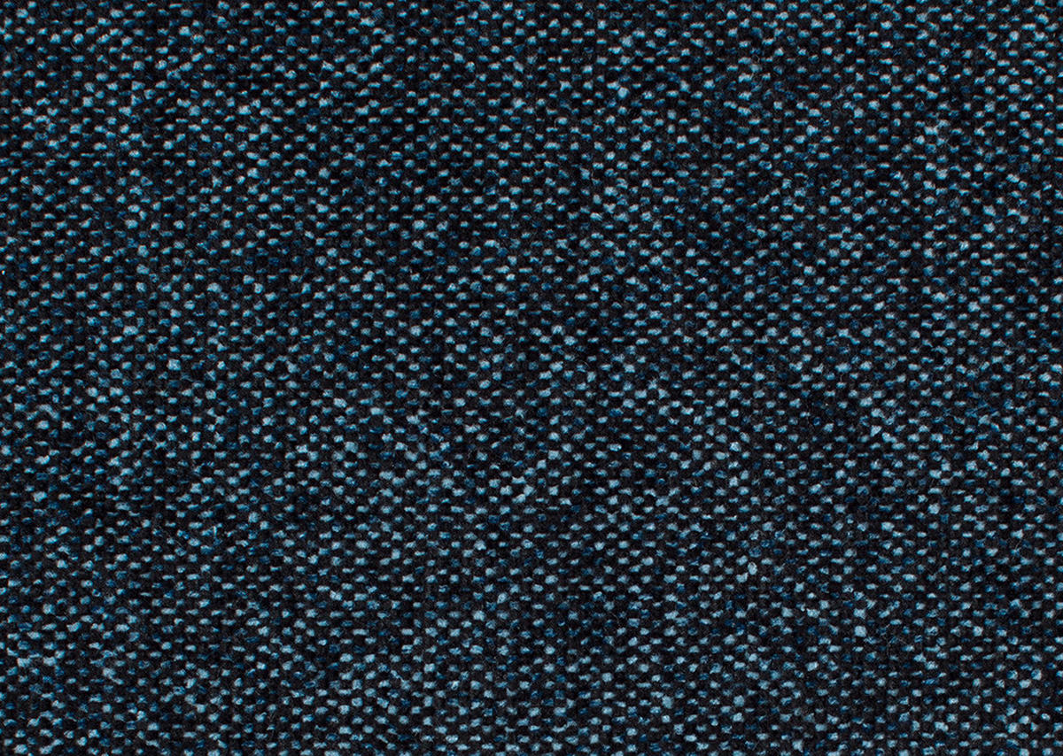 ECKSOFA in Webstoff Blau  - Blau/Schwarz, Design, Kunststoff/Textil (332/163cm) - Stylife