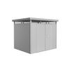 GERÄTEHAUS 275/222/235 cm  - Silberfarben, Design, Metall (275/222/235cm) - Biohort