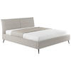 POLSTERBETT 180/200 cm  in Schwarz, Taupe  - Taupe/Schwarz, Design, Holz/Textil (180/200cm) - Esposa