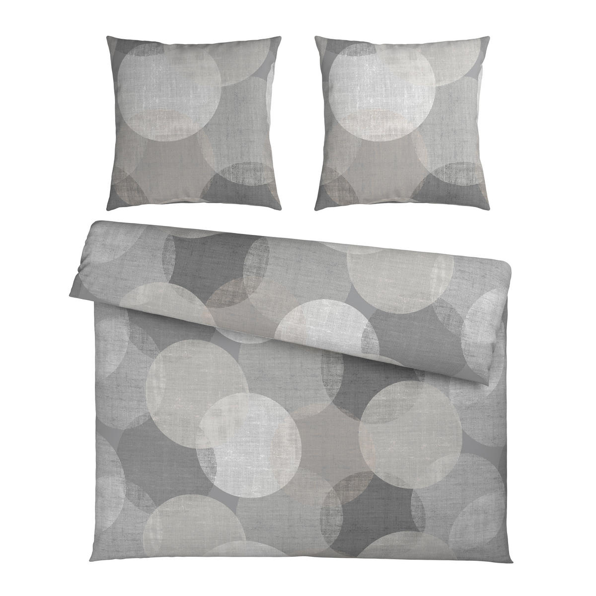 BETTWÄSCHE Flanell 200/200 cm  - Anthrazit, Textil (200/200cm) - Esposa