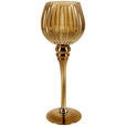 WINDLICHT - Braun, LIFESTYLE, Glas (10/30cm) - Ambia Home