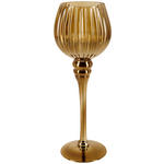 WINDLICHT - Braun, LIFESTYLE, Glas (10/30cm) - Ambia Home