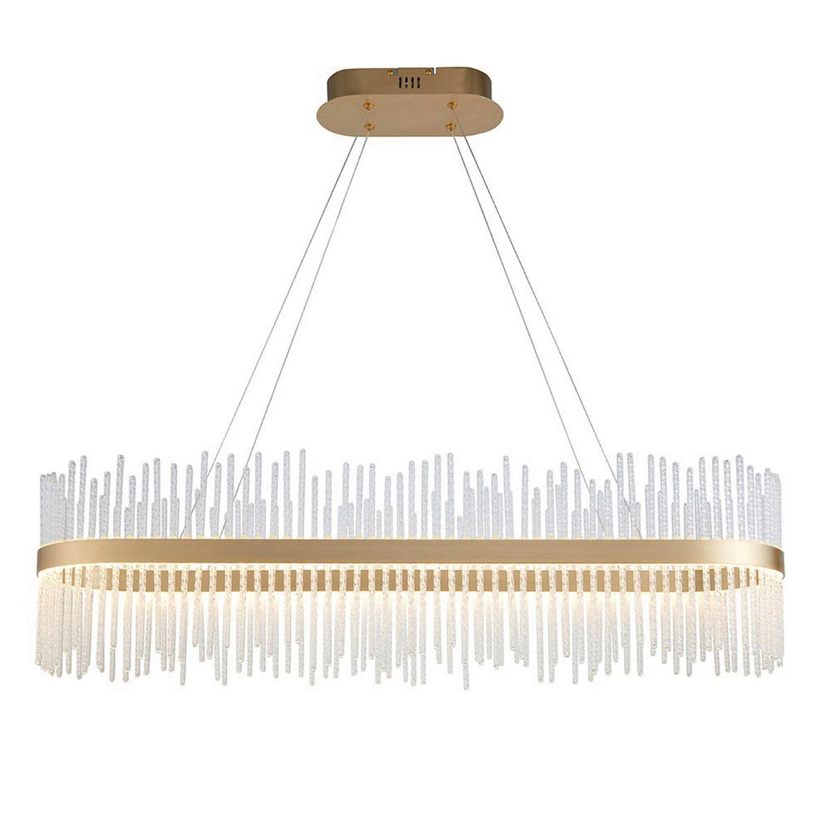 LED-HÄNGELEUCHTE 95/25/35-165 cm  - Goldfarben, KONVENTIONELL, Metall (95/25/35-165cm) - ENDON