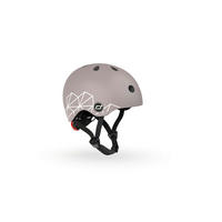 KINDERHELM LIFESTYLE GRAPHICS  - Braun, Trend, Kunststoff/Textil (XXS-Snull) - Scoot and Ride