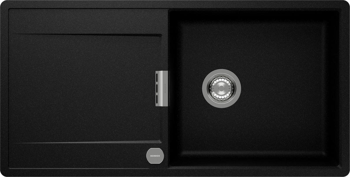 SPÜLE MOND100LFBMAG  - Dunkelgrau, Basics, Stein (100/30,4/51cm) - Schock