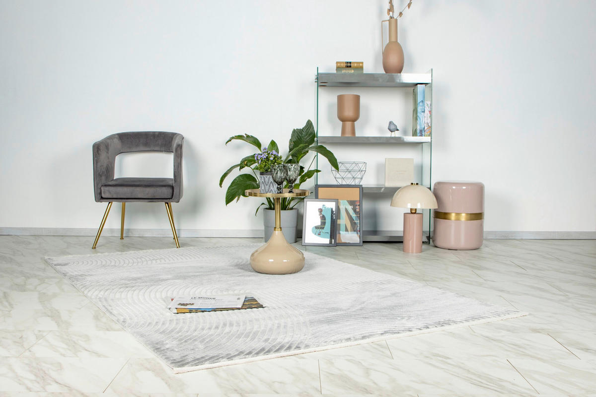 FLACHWEBETEPPICH 80/150 cm Grau rechteckig  - Grau, Basics, Textil (80/150cm) - Kayoom