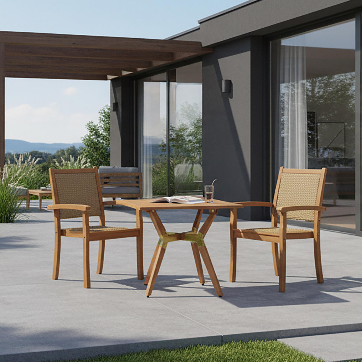 VRTNI SET      naravne barve naravne barve    - naravne barve, Moderno, umetna masa/les - Gardenson