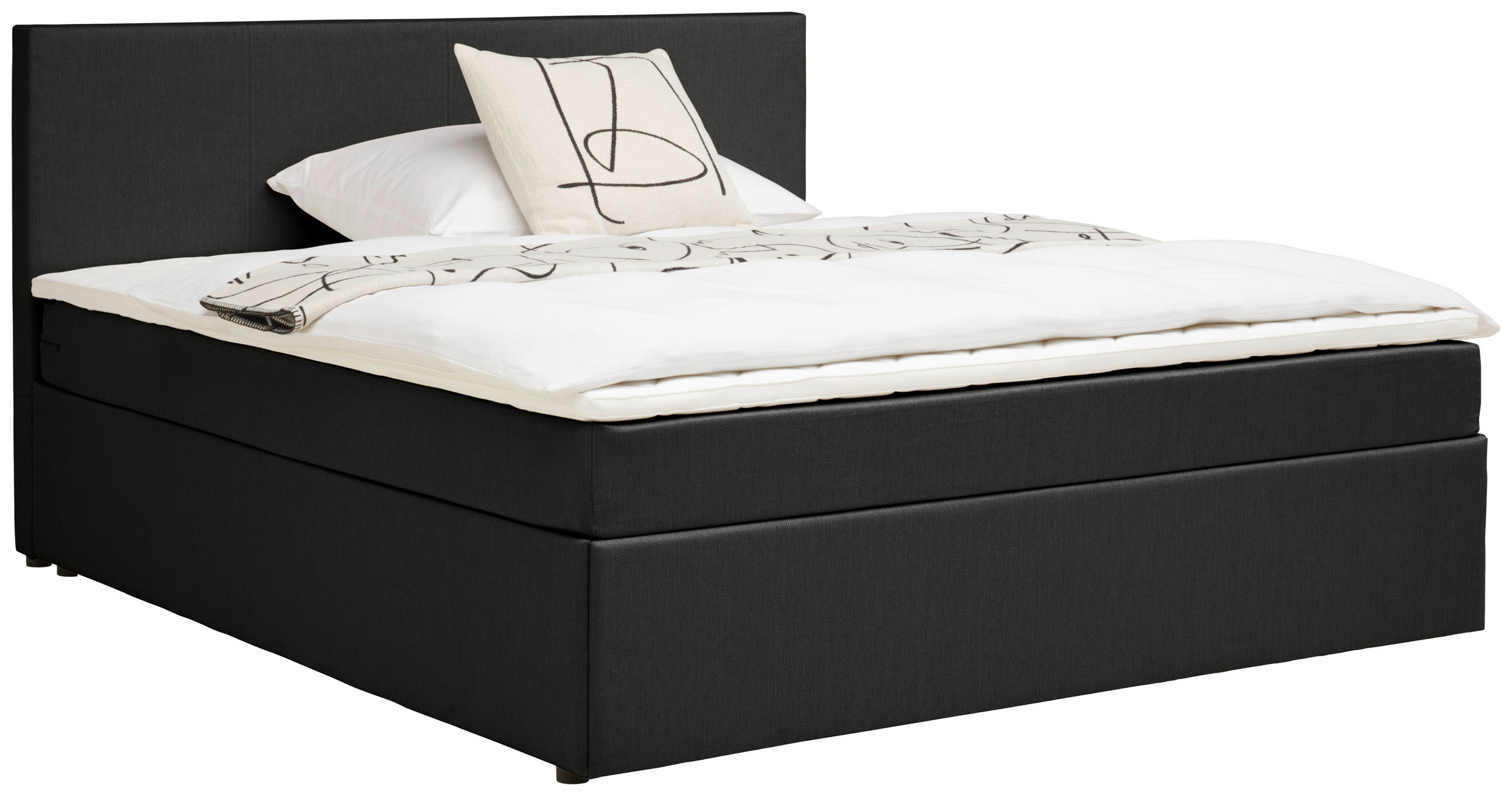 PAT TIP BOXSPRING FĂRĂ ARCURI 180/200 cm gri