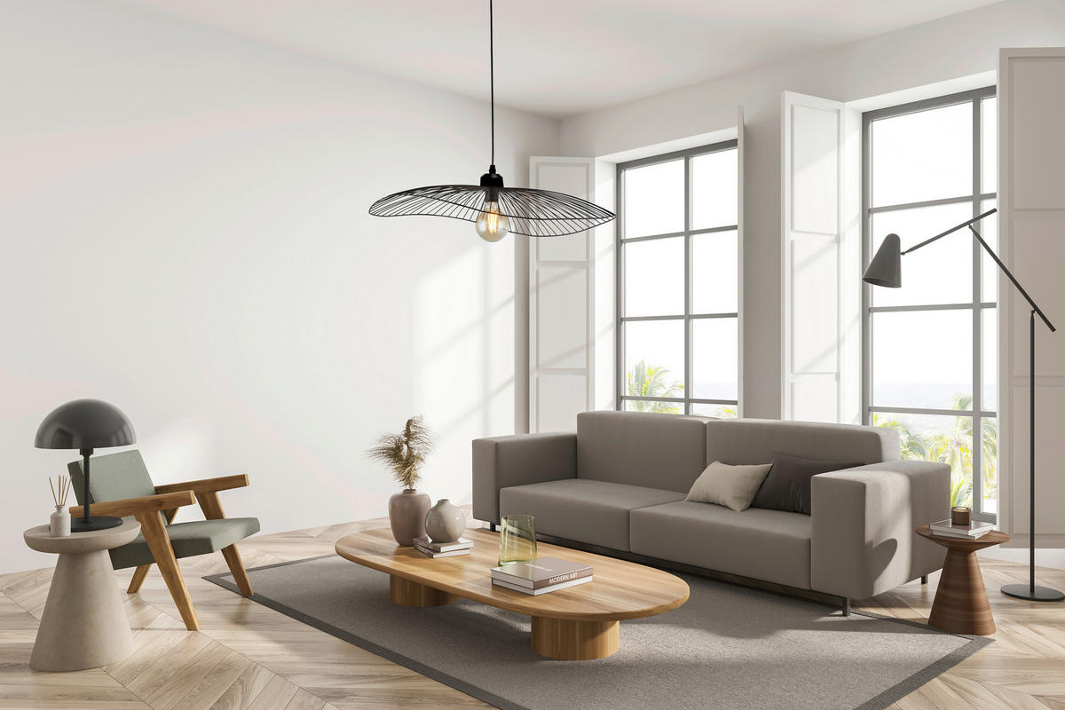 HÄNGLAMPA Wave Wire 71/120/53 cm  - svart, Design, metall (71/120/53cm)