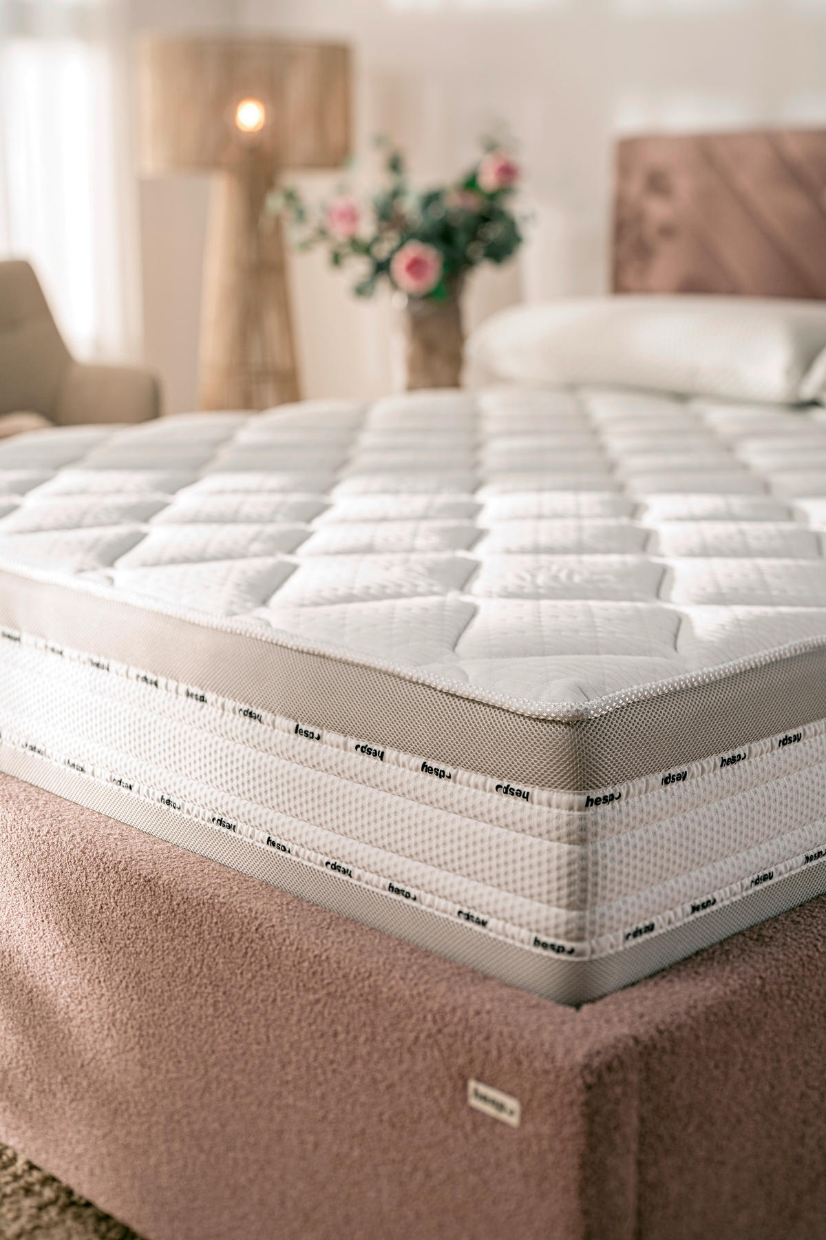 VZMETNICA 160/200 cm  - bela, Basics, tekstil (160/200cm) - Hespo