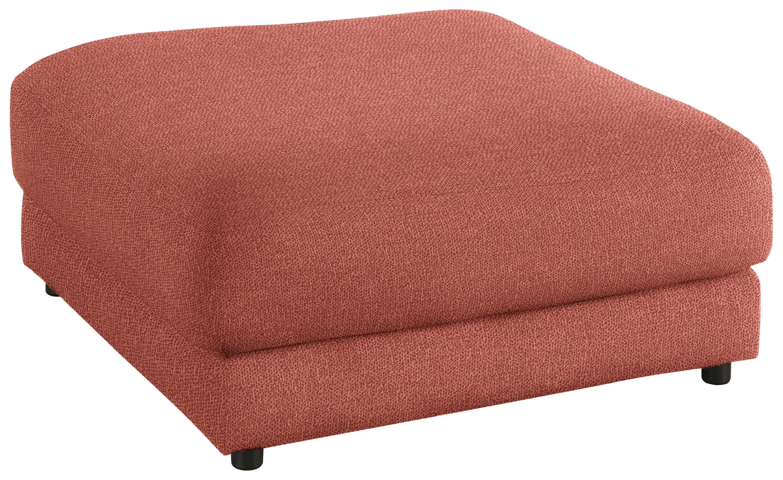 HOCKER in Textil Orange  - Schwarz/Orange, Design, Kunststoff/Textil (100/86/100cm) - Lomoco