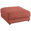 HOCKER in Textil Orange  - Schwarz/Orange, Design, Kunststoff/Textil (100/86/100cm) - Lomoco