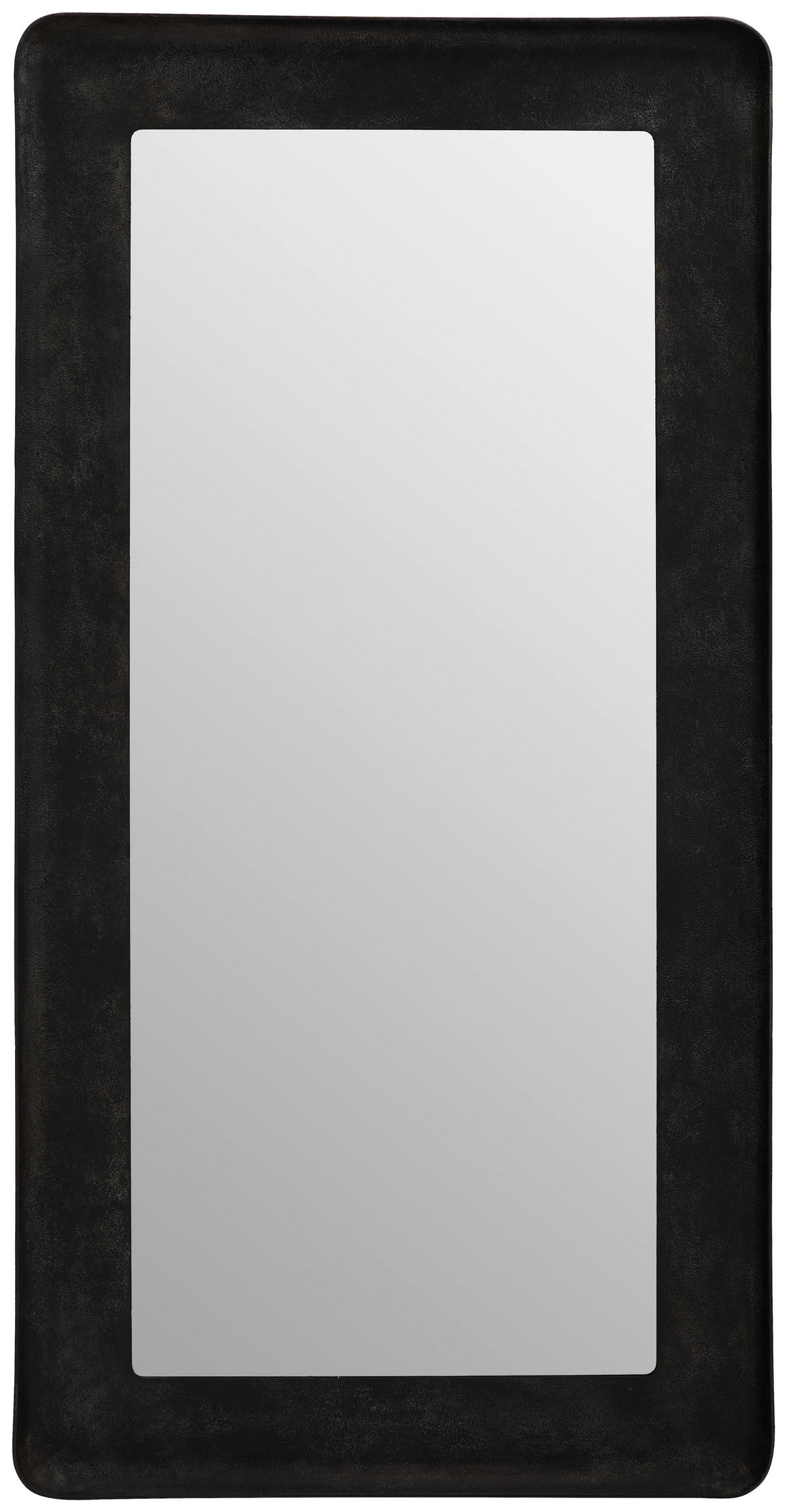 WANDSPIEGEL 99/192/5 cm    in rechteckig  - Schwarz, Design, Glas/Holzwerkstoff (99/192/5cm) - Novel