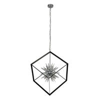 HÄNGELEUCHTE 65/15.3/65 cm  - Klar/Schwarz, Basics, Glas/Metall (65/15.3/65cm)
