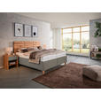 POLSTERBETT Matratze, Lattenrost, Bettkasten Braun, Buchefarben 200/200 cm  - Buchefarben/Weiß, Design, Holz/Textil (200/200cm) - Valnatura