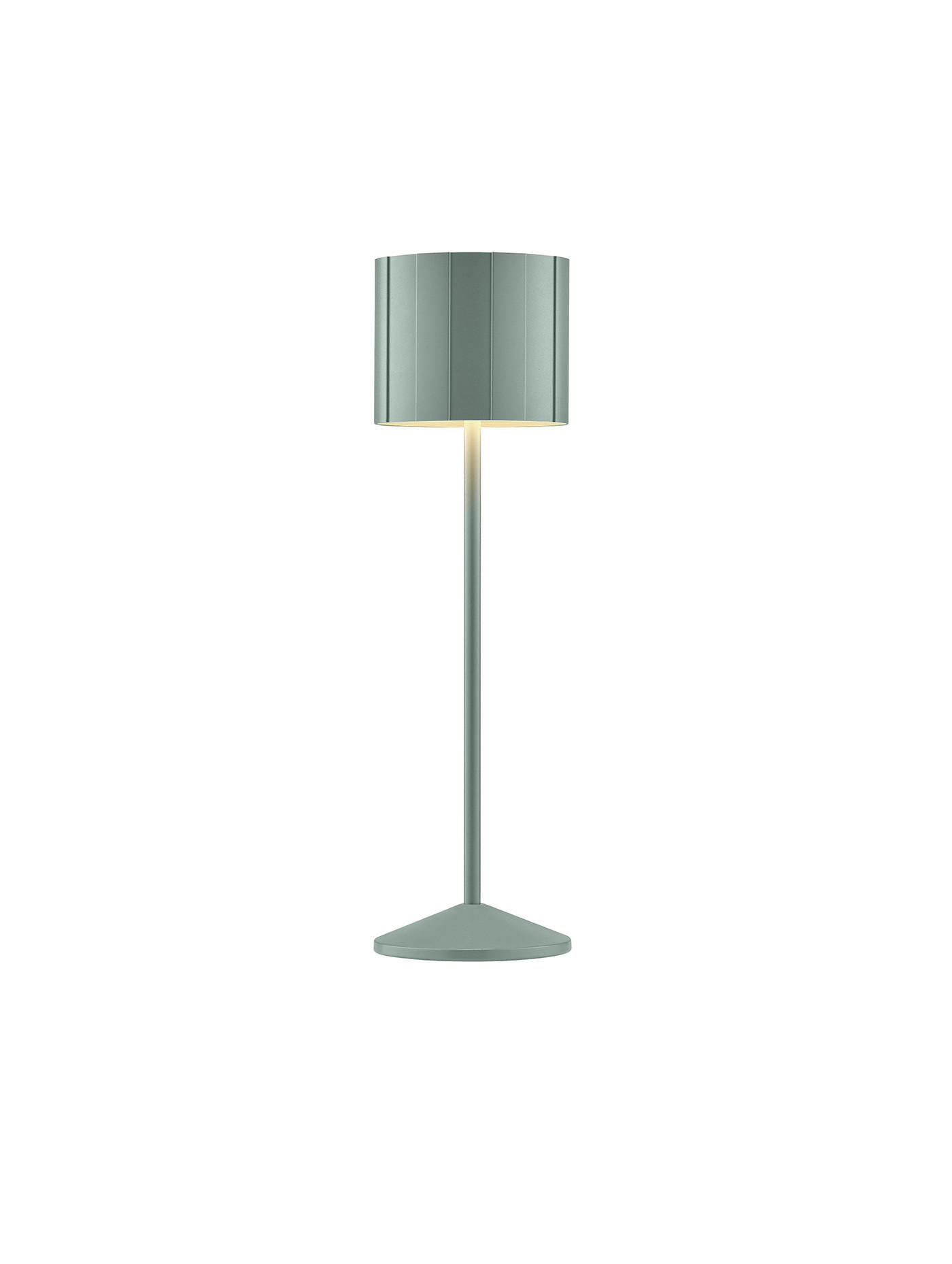 AKKU-TISCHLEUCHTE Marisa 11,5/39 cm   - Salbeigrün/Grün, MODERN, Metall (11,5/39cm) - Musterring
