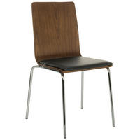 KONFERENČNÍ ŽIDLE - černá/barvy stříbra, Basics, kov/dřevo (50/86/55cm) - MID.YOU