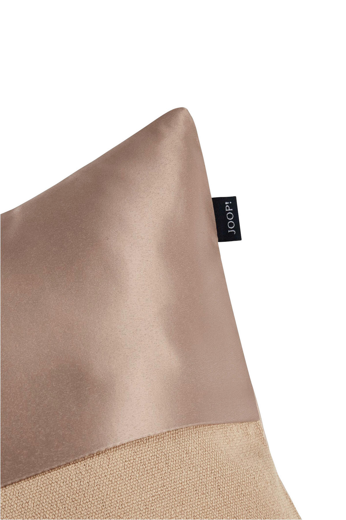 KISSENHÜLLE J!Split nude 40/40 cm  - Schlammfarben/Cognac, Design, Textil (40/40cm) - Joop!