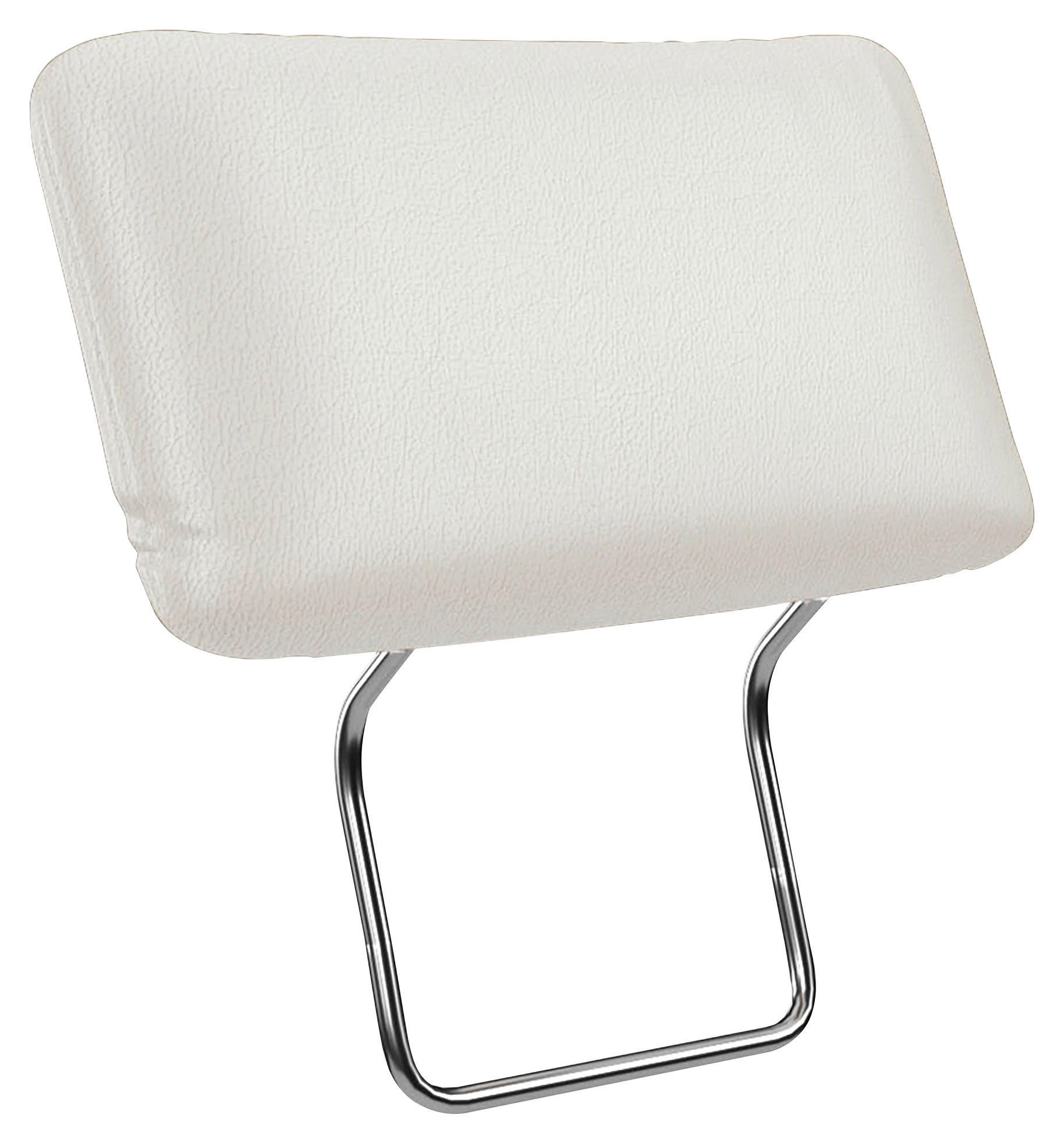 KOPFSTÜTZE in Echtleder  - Weiss, Modern, Leder (50/25/12cm) - Sit & More