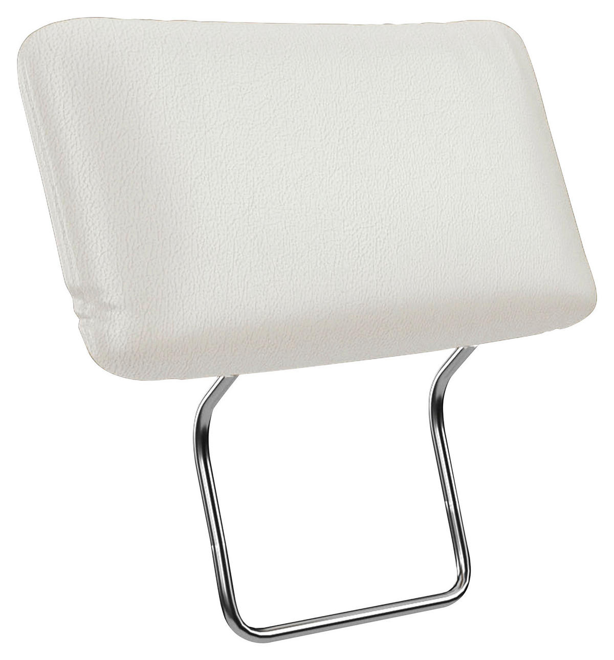 KOPFSTÜTZE in Echtleder  - Weiss, Modern, Leder (50/25/12cm) - Sit & More