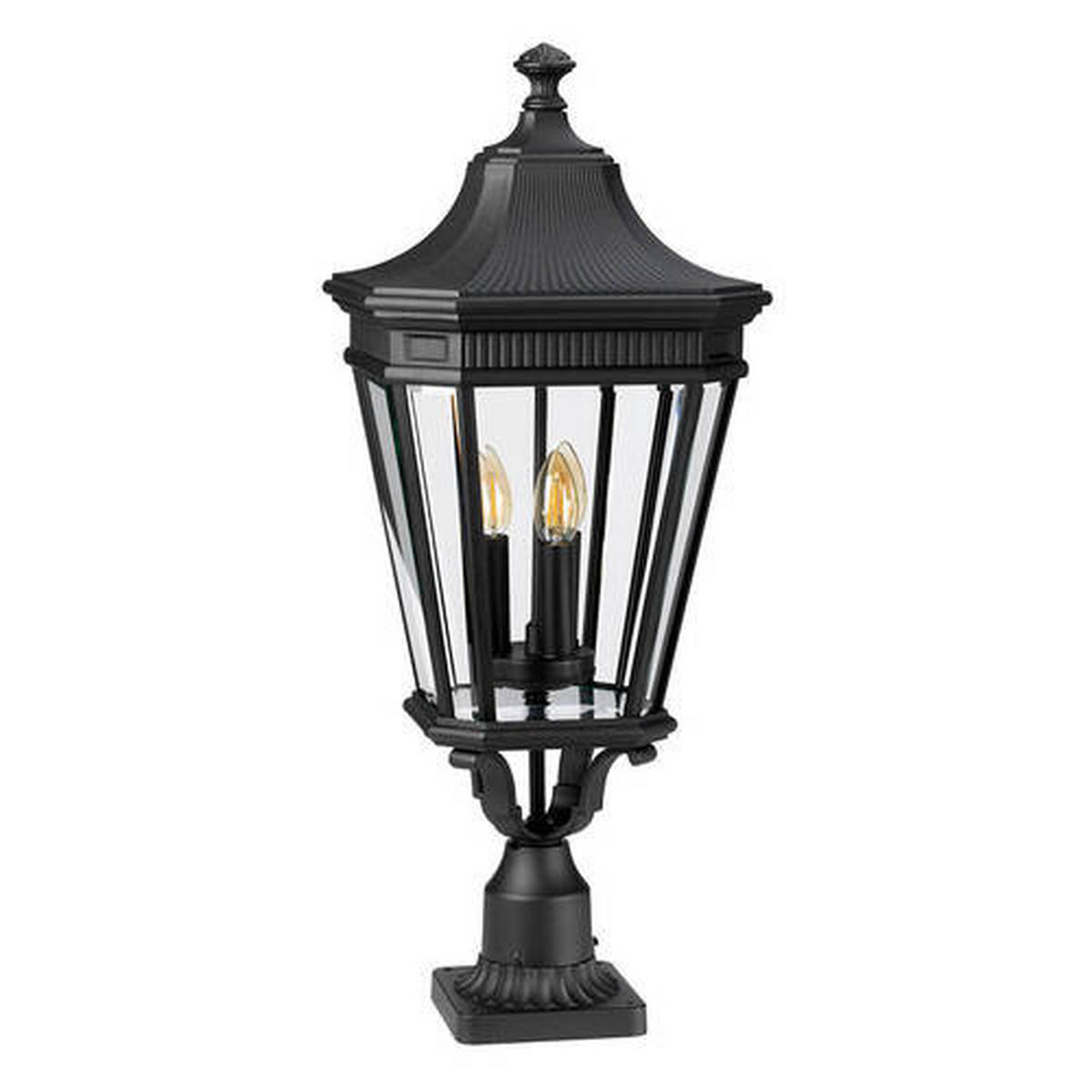 SVETILKA PODNOŽJA  Elstead Cotsln      30.5/78 cm       - črna, Konvencionalno, kovina/steklo (30.5/78cm) - Elstead Lighting
