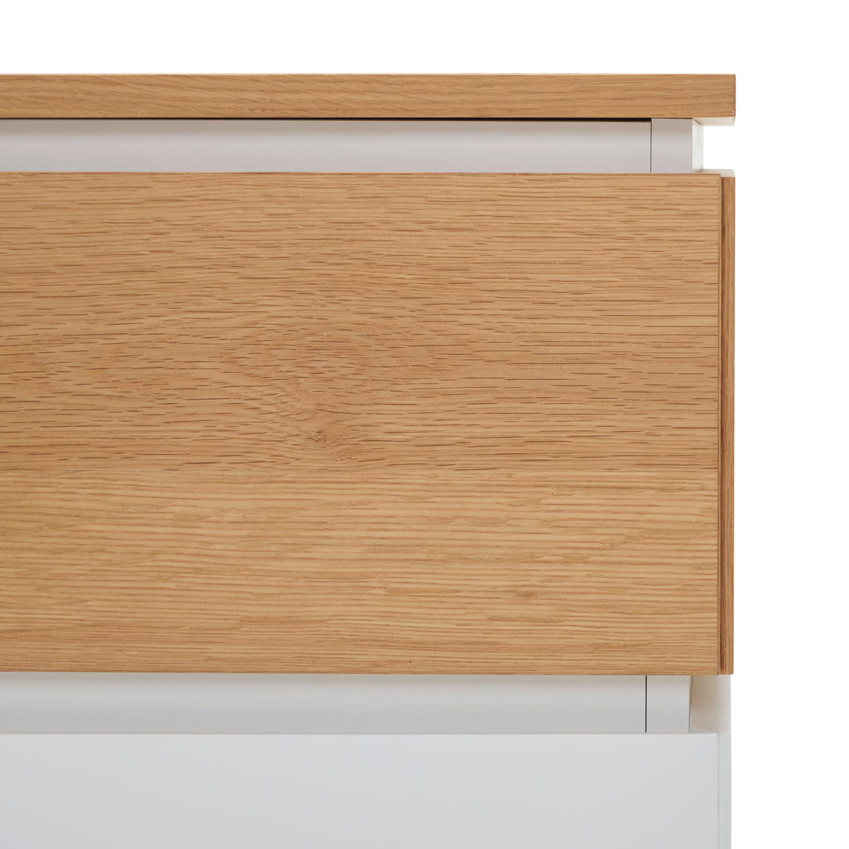 SIDEBOARD 190/80/40 cm  - Eichefarben/Weiß, KONVENTIONELL, Holz/Holzwerkstoff (190/80/40cm) - Novel