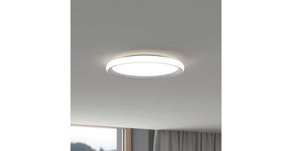 LED-DECKENLEUCHTE 30/3,5 cm   - Weiß, Basics, Kunststoff (30/3,5cm) - Novel