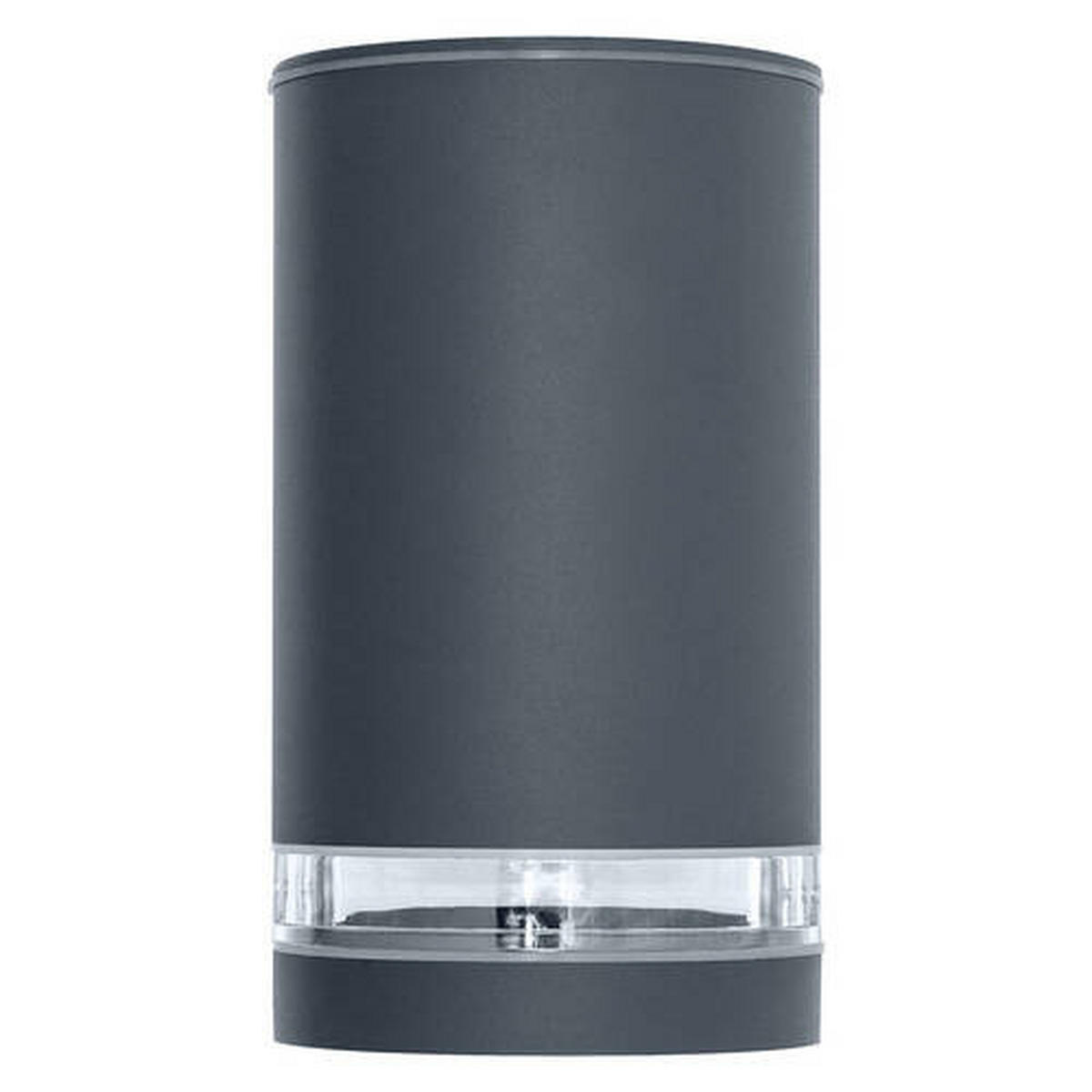 AUßENWANDLEUCHTE 10,4/9,2/16,3 cm   - Anthrazit, Basics, Glas/Metall (10,4/9,2/16,3cm) - Ledvance