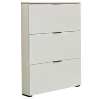 SCHUHKIPPER  in 100/129/19 cm  - Kaschmir/Eichefarben, Design, Glas/Holzwerkstoff (100/129/19cm) - Voleo