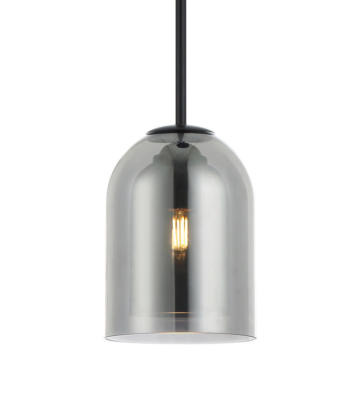 HÄNGELEUCHTE Elaris 15/150 cm  - Grau, Design, Glas (15/150cm)