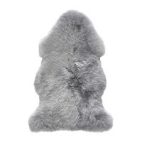 OVČÍ KOŽEŠINA, 60/90-95 cm, šedá - šedá, Natur, kožešina (60/90-95cm) - Linea Natura