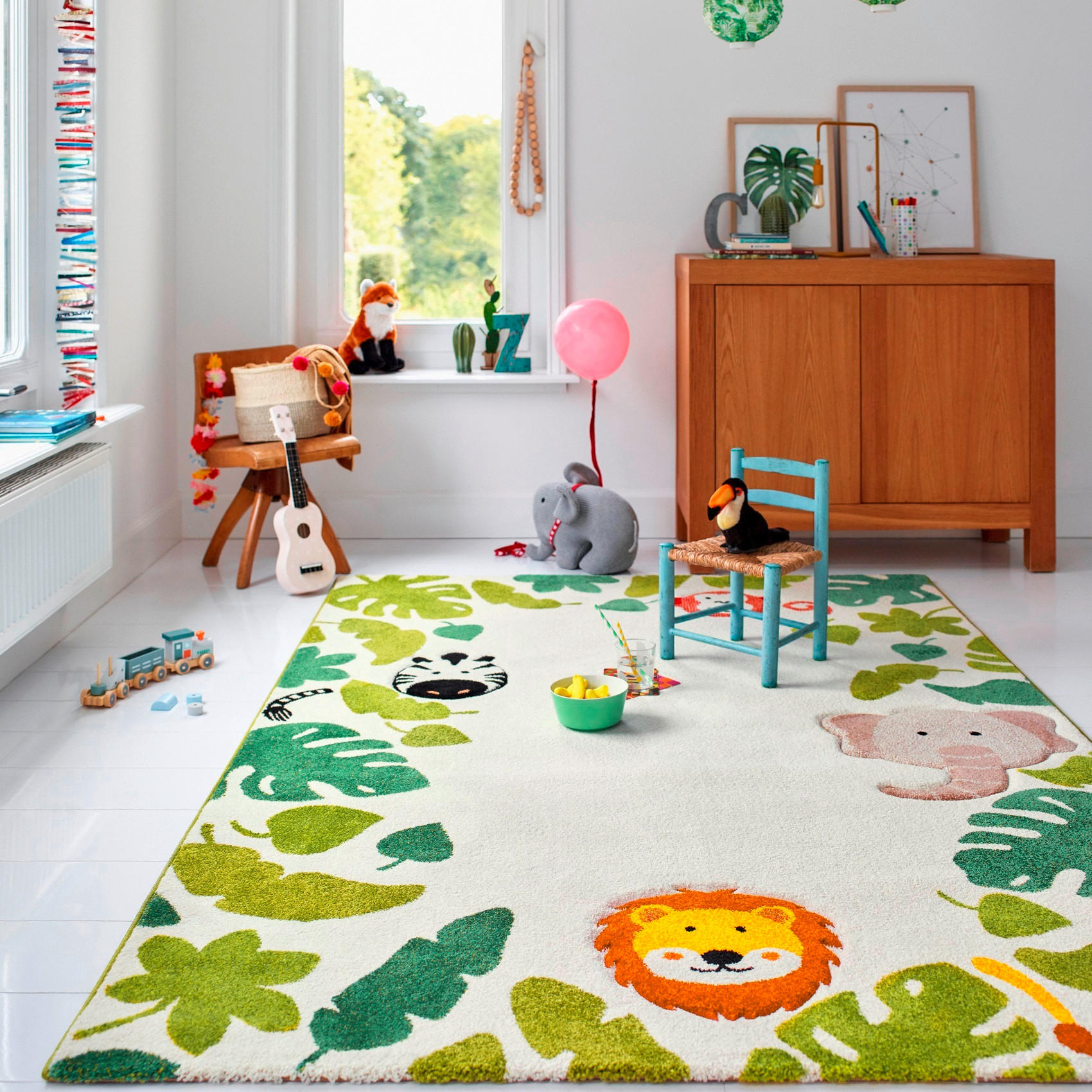 KINDERTEPPICH 80/150 cm E-Safari  - Beige, Trend, Textil (80/150cm) - Esprit