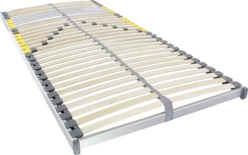 LETVENA PODLAGA 90/200 cm, - srebrne barve/naravne barve, Moderno, kovina/umetna masa (90/200cm) - Sleeptex