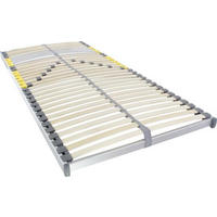 LETVENA PODLAGA 90/200 cm, - srebrne barve/naravne barve, Moderno, kovina/umetna masa (90/200cm) - Sleeptex