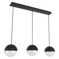 LED-PENDELLEUCHTE 71/15/120 cm  - Schwarz, KONVENTIONELL, Metall (71/15/120cm)