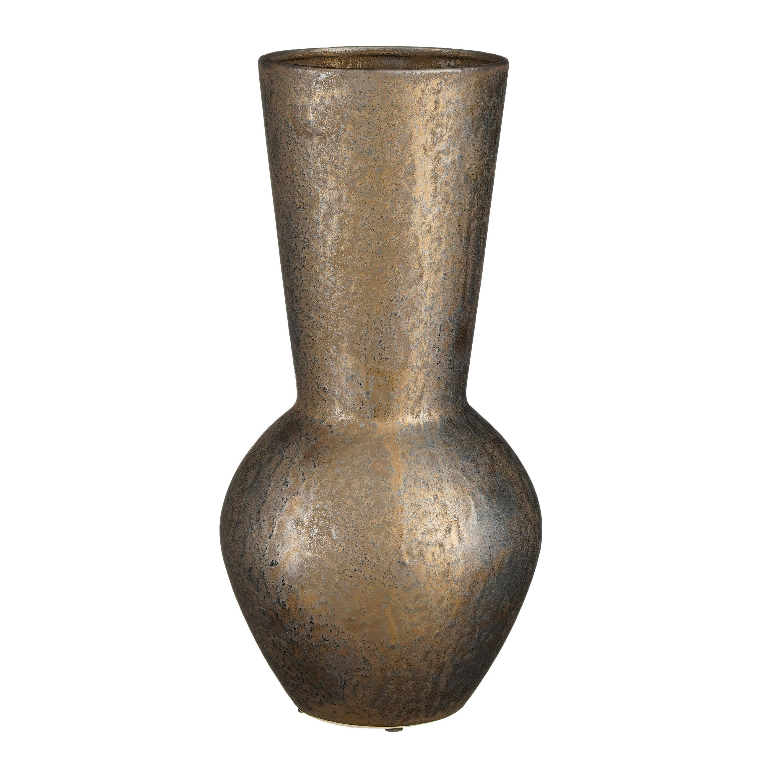 VAZA  23.00/45.00 cm    keramika  - brončane boje, Basics, keramika (23.00/45.00cm)