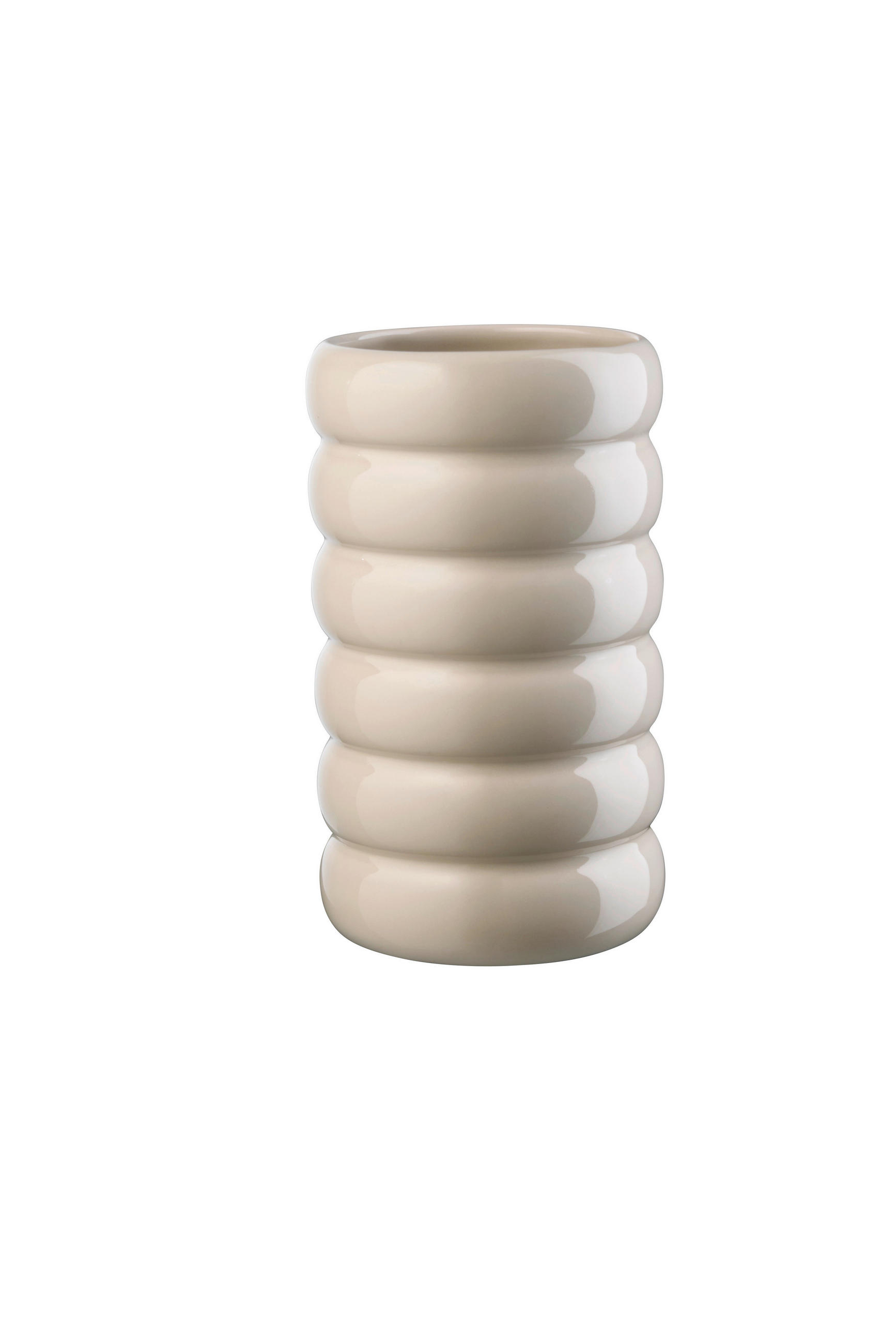 VASE  - Sandfarben, Basics, Keramik (10/21cm) - ASA