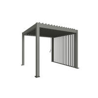 PAVILLON-SEITENTEIL - Grau, Design, Metall (235/10/364cm) - Biohort