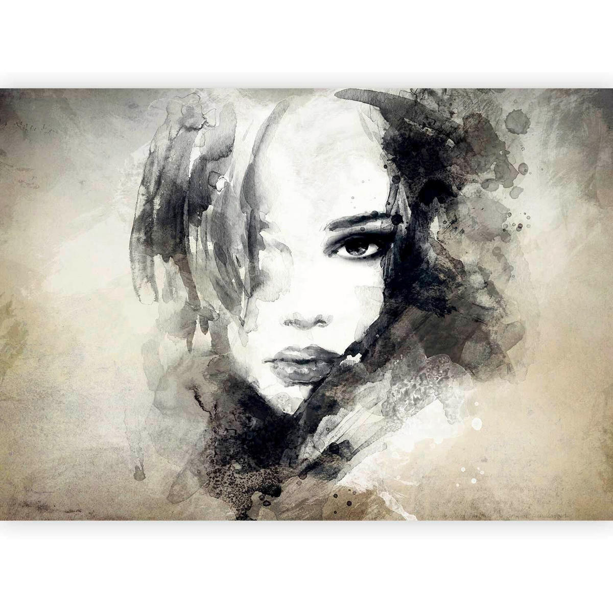 FOTOTAPET 150/105 cm  - beige/grå, Lifestyle, textil (150/105cm) - artgeist