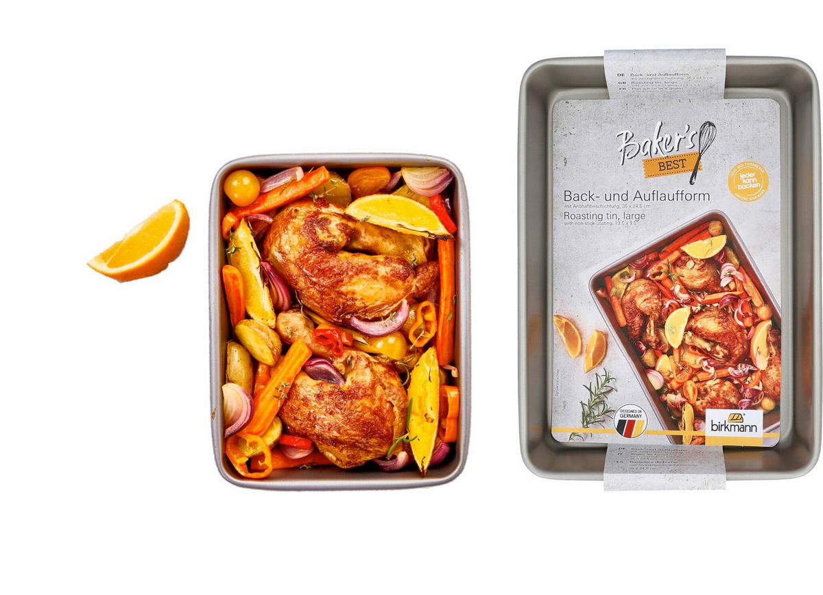 AUFLAUFFORMENSET Metall 2-teilig  - Silberfarben, KONVENTIONELL, Metall - Birkmann