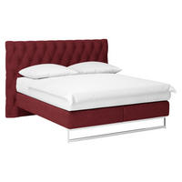 BOXSPRINGBETT 160/200 cm  in Rot  - Chromfarben/Rot, KONVENTIONELL, Textil/Metall (160/200cm) - Joop!