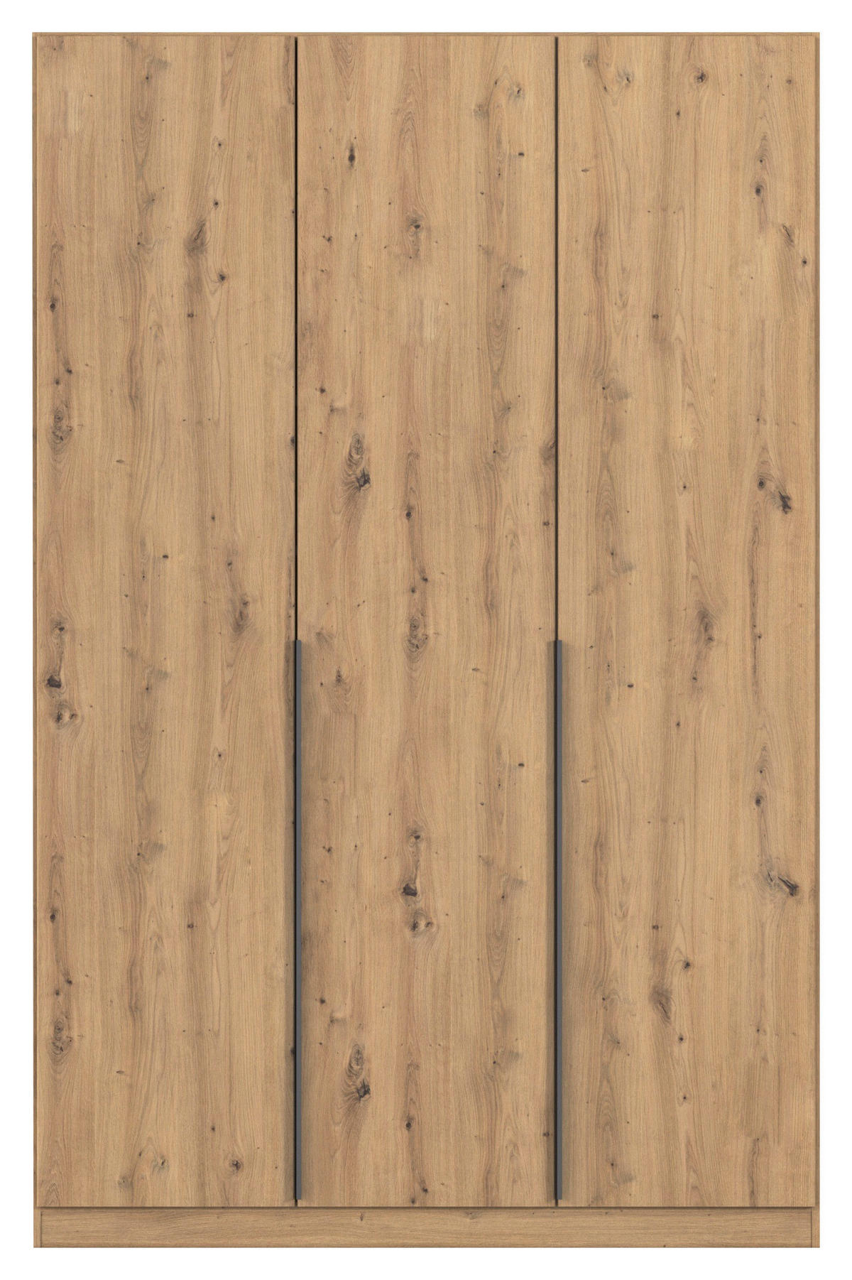 DREHTÜRENSCHRANK in Eiche Artisan  - Eiche Artisan/Grau, Modern, Holzwerkstoff (136/229/54cm) - Rauch Möbel