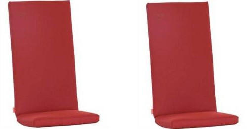 SESSELAUFLAGENSET Uni  - Rot, Basics, Textil (123/6/48cm) - Siena Garden