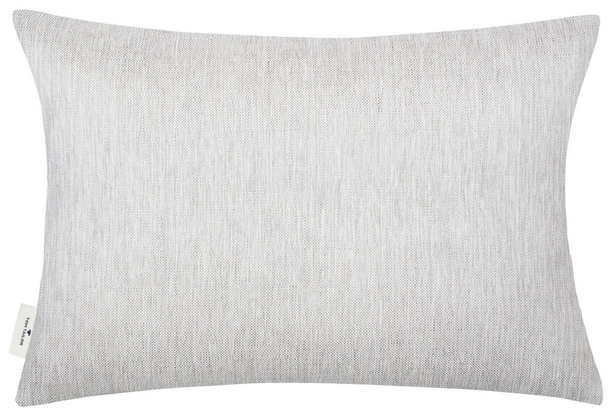 KUDDFODRAL Fresh 40/60 cm  - ljusgrå/grå, Klassisk, textil (40/60cm) - Tom Tailor